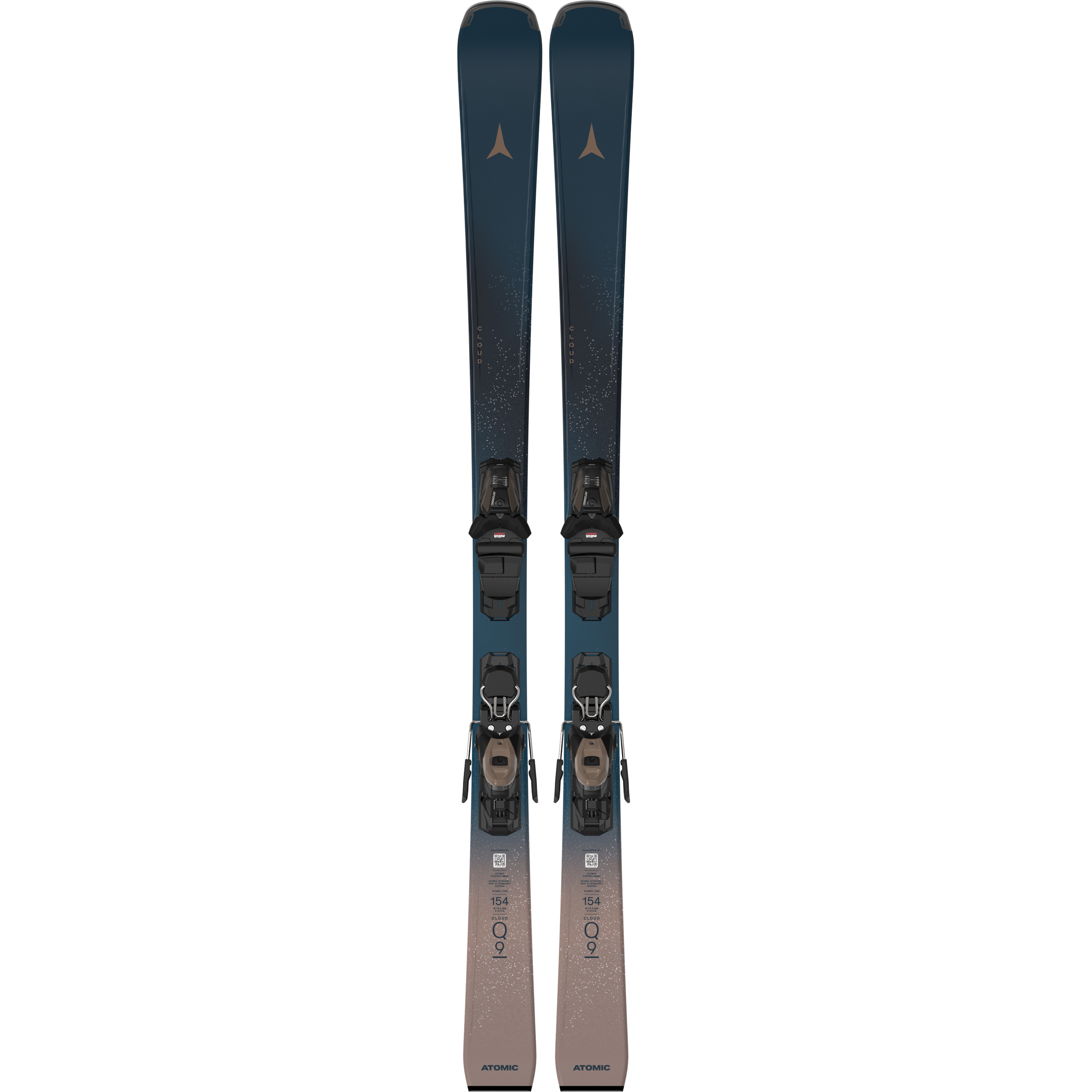 Atomic Cloud Q9 + M 10 GW Alpinski 26/27 Damen Alpinski dark slate Größe 154CM Skifahren
