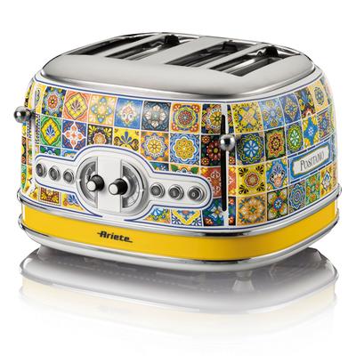 ARIETE Toaster "156PO Positano", bunt (gemustert), B:32cm H:20,5cm T:99cm, Toaster