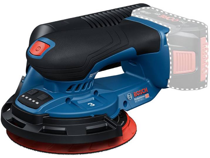 Akku-Exzenterschleifer BOSCH PROFESSIONAL »GEX 18V-150-3 solo« , transparent (weiß, neutral), Schleifmaschinen, Akku-Exzenterschleifer, ohne Akku, ohne Ladegerät