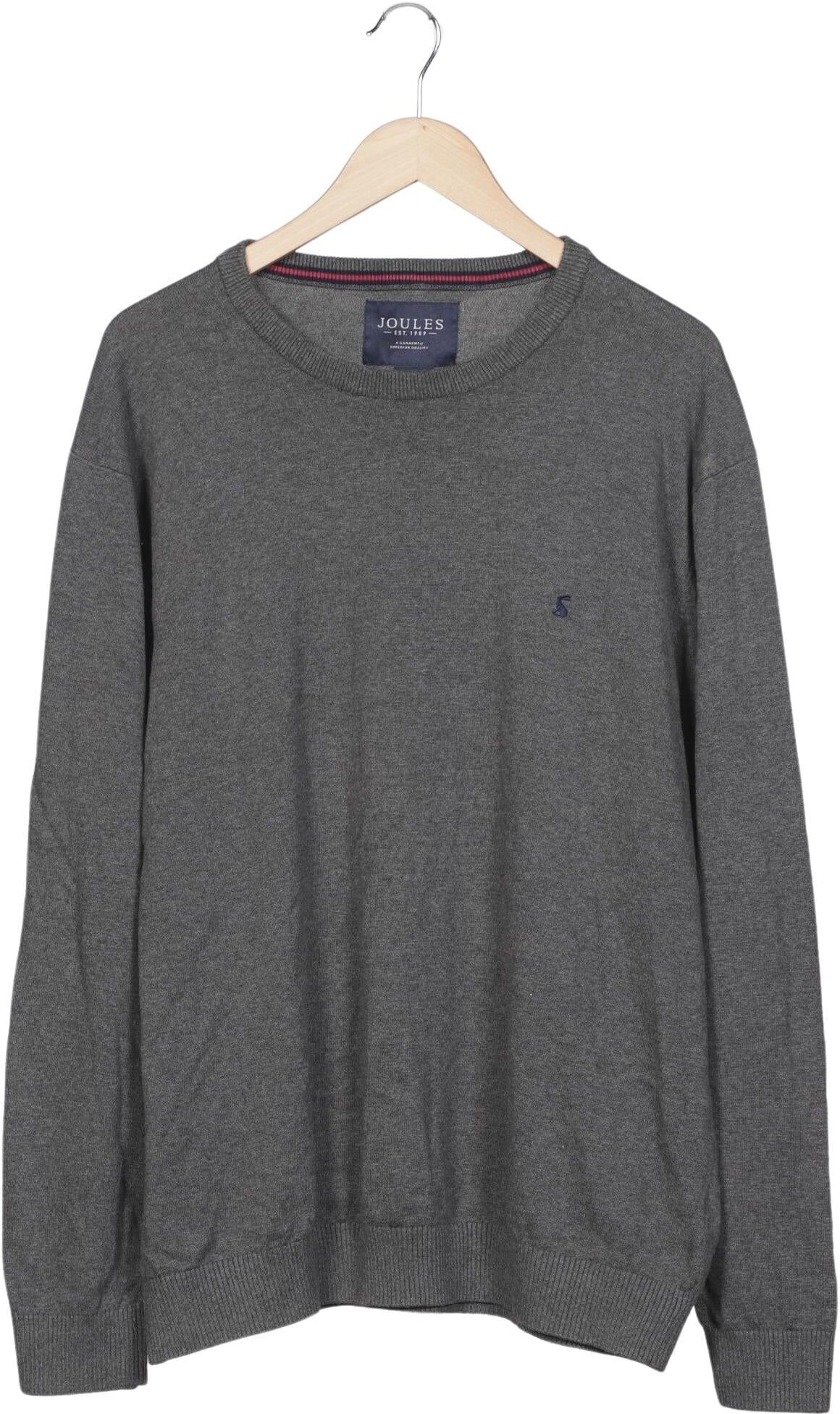 Joules Herren Pullover, Grau, Gr. Xxl, Baumwolle - Second Hand