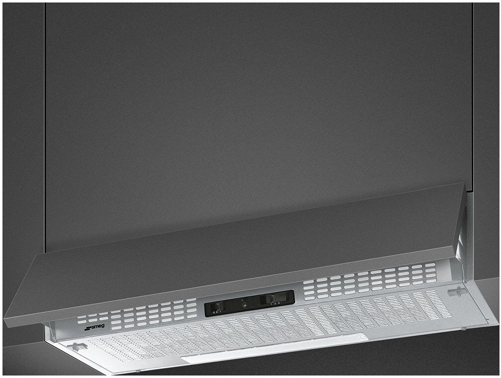 Cappa incasso Smeg KSEIR92SE2 UNIVERSALE semi integrata estraibile Sil