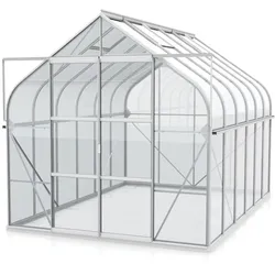 Vitavia Gewächshaus "Dione 9900" inkl. Stahlfundamentrahmen,aluminium eloxiert,9,9 m2