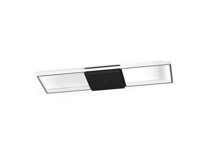 Joop! Led-Deckenleuchte Cube Lights, Schwarz, Weiß, Chromfarben, Metall, Kunststoff, länglich, 22x4.5x78 cm, Lampen & Leuchten, LED Beleuchtung, LED-Deckenleuchten