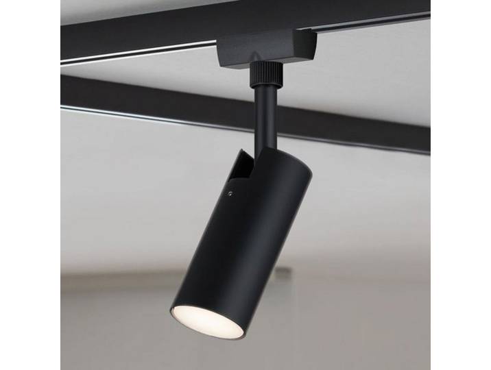URail Tubo spot LED noir 3 000 K - Paulmann URail Spot Tubo - Salon / séjour - Moderne - Métal - À ampoule unique