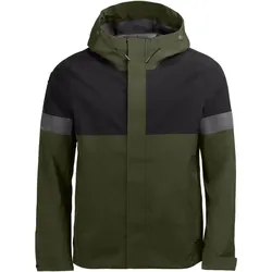 Regenjacke "LUCA" - S - olive/schwarz