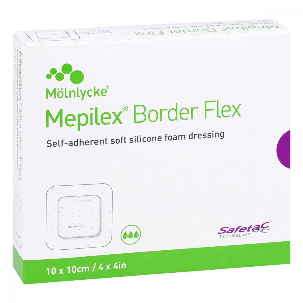 B2B Medical GmbH Mepilex Border Flex Schaumverb.haftend 10x10 cm 14039224