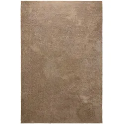 benuta Nest Waschbarer Kurzflor Teppich Nina Beige 140x200 cm - Moderner Kurzflor-Teppich für Wohnzimmer