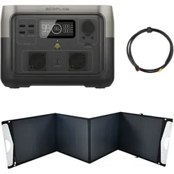 EcoFlow River 2 MAX 512Wh Powerstation mit 200W Solarpanel
