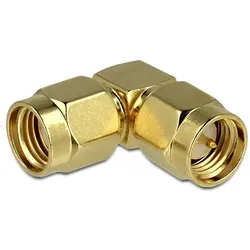 DELOCK HF Adapter RP-SMA -> SMA 90° St/St