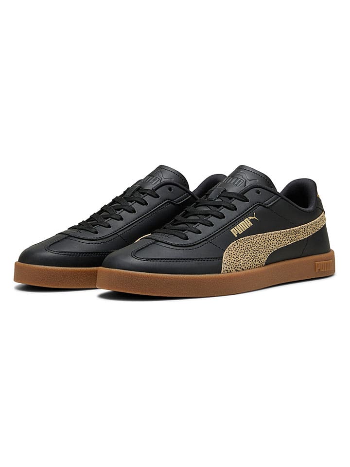 Puma Sneakers "Club II Era Topcat" in Schwarz/ Hellbraun - 37