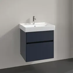 Villeroy und Boch Collaro Waschtischunterschrank C00800VQ 55,4x54,6x44,4cm, Waschbecken mittig, marine blue