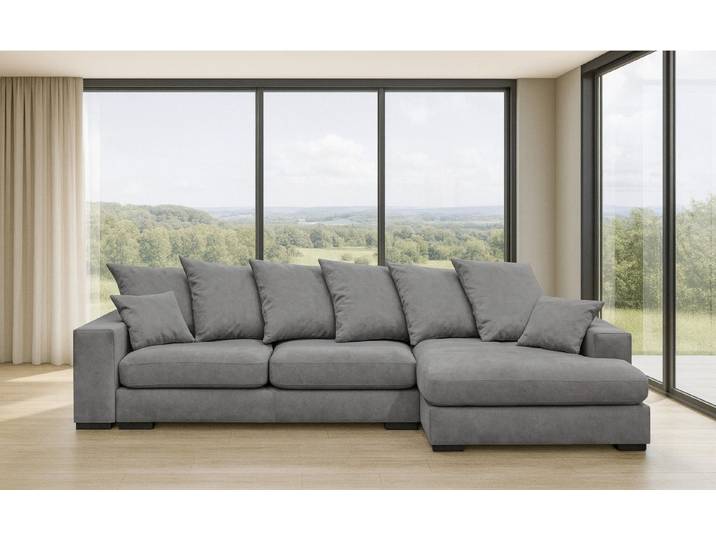 Kaiser Möbel Ecksofa Ecksofa Sofa L-form, Couch L-form Gabon Ottomane Links/Rechts