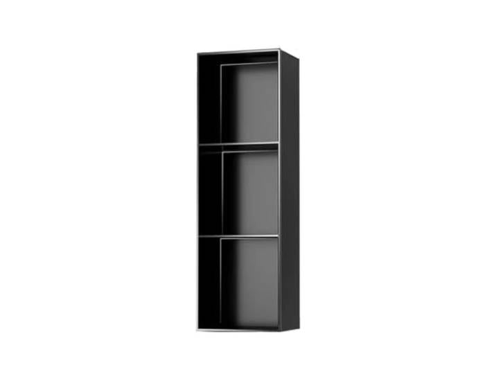 QAUUCP Einbauregal Wandnische Wandnische aus Edelstahl Metall-TV-Regal, integrierter Aufbewahrungsschrank for Badezimmer und Wohnzimmer, versteckte Dusche(Black)