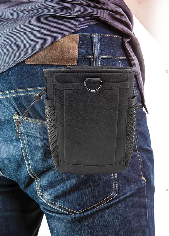 INF Taktische Molle-Tasche - Outdoor-Aufbewahrungstasche zum Wandern und Campen Schwarz