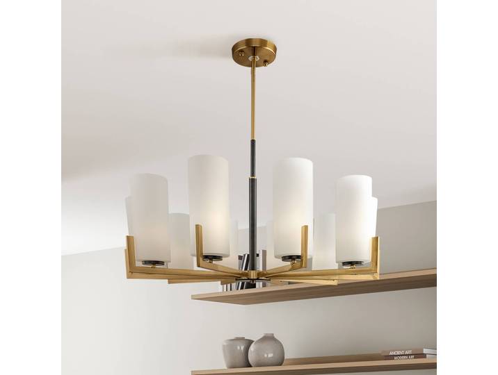 Maytoni Kronleuchter Fortano, dimmbar, messing / gold, für Wohn- / Esszimmer, Metall, Kronleuchter