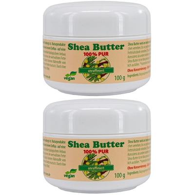Shea Butter Unraf 100% PUR x2 2x100 g Creme