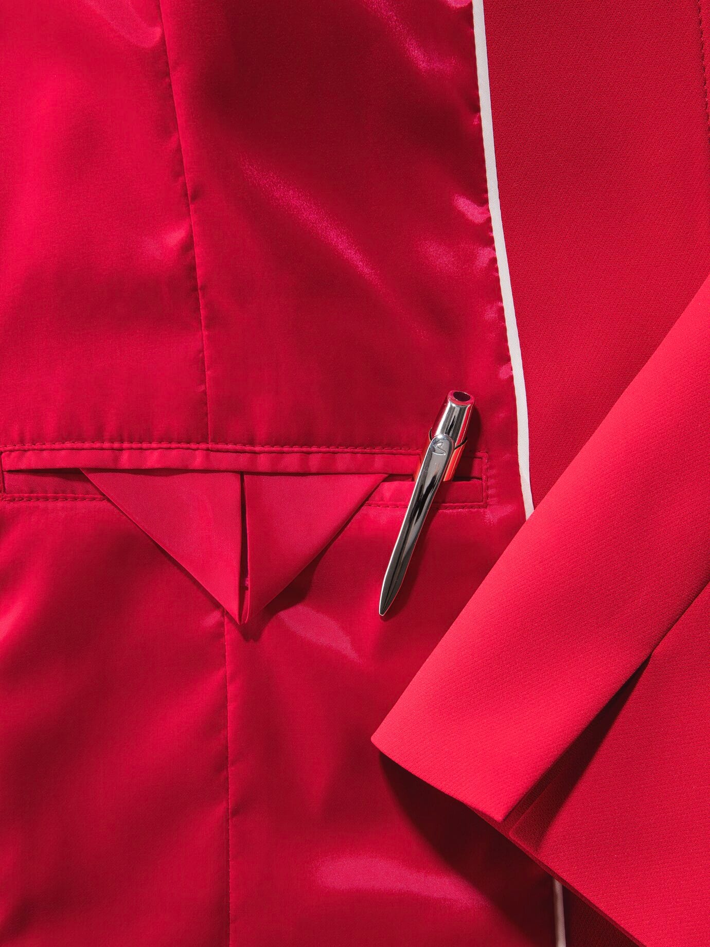 Walbusch Kofferblazer Airline, normale Größen#Kurzgrößen, Farbe Rot, 21, knitterfrei super bequem Damen