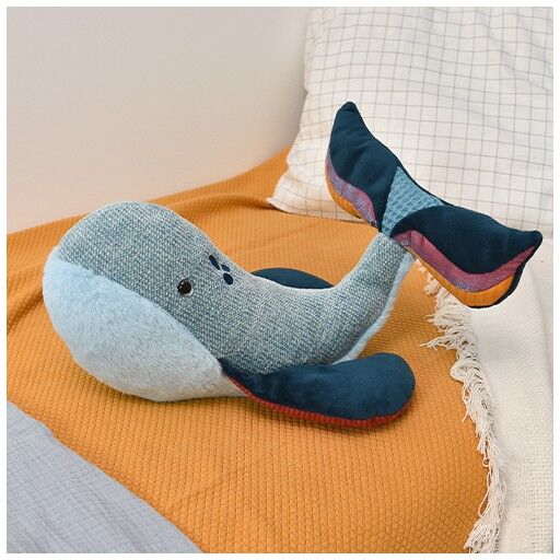 Trésors Marins : Peluche Baleine bleue 30 cm - Histoire d'Ours