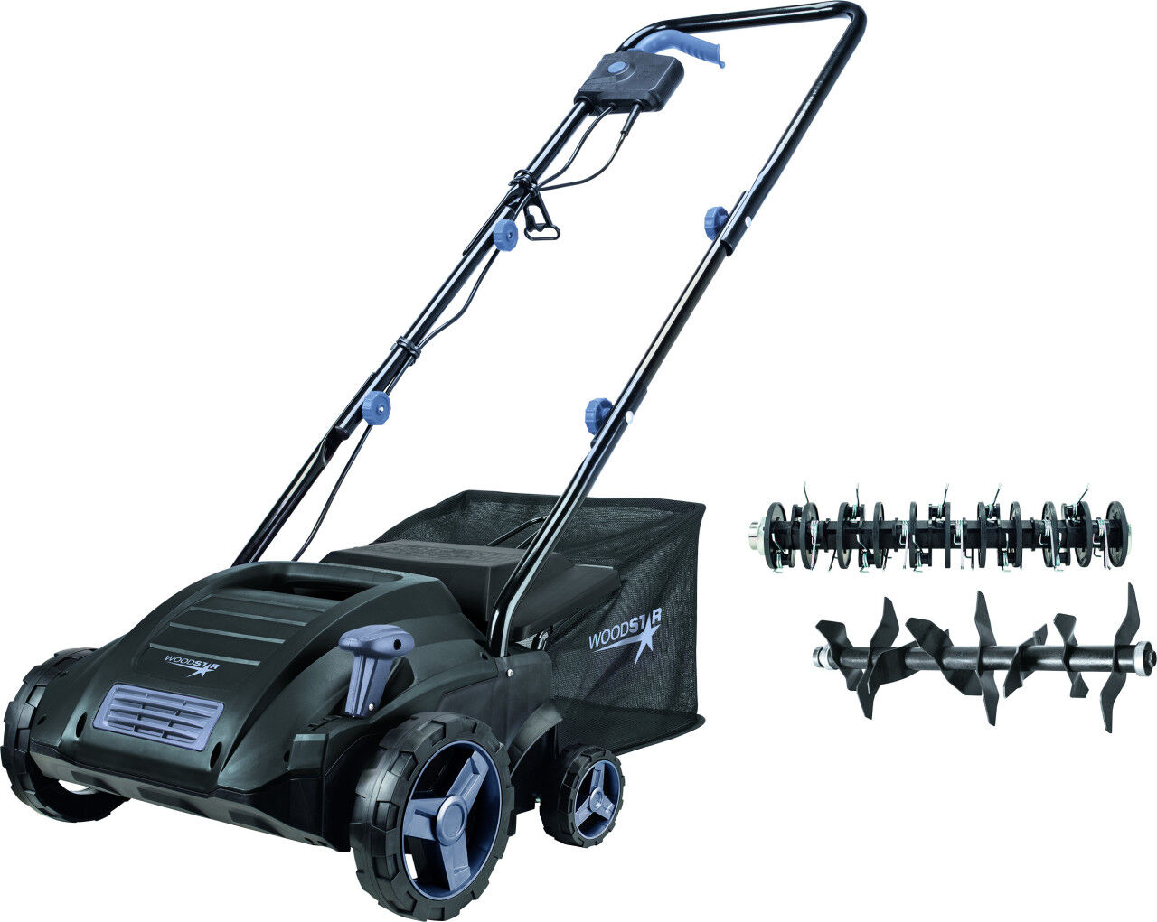 Woodster Elektro Vertikutierer EVT320 1.500 W 32 cm Arbeitsbreite