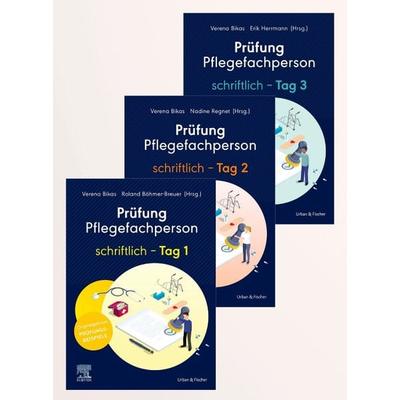 Lernpaket Schriftliche Prüfung Pflege, Gebundene Ausgabe von Erik Herrmann, Urban & Fischer in Elsevier, 978-3-437-25275-4