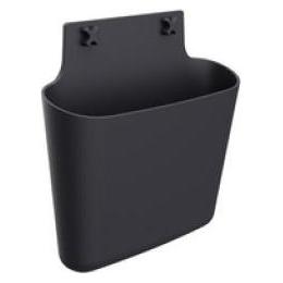 Paperflow Wand-Prospekthalter XL, 1 Fach, DIN A4, schwarz (A4) (BMXL.01)