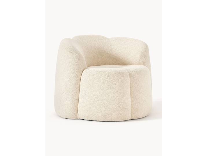 Bouclé-Loungesessel Fleur