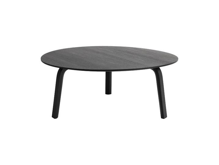 HAY Table basse Bella Noir, Ø80x32 cm