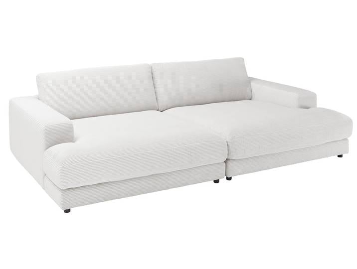 Pure Home Lifestyle Big Sofa PURE 979 2.0, Weiß, Cord