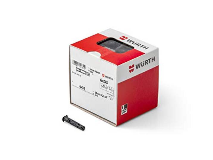 Würth Kunststof universele pluggen Shark Pro 6X35 mm SHARK, pakketinhoud: 200 stuks