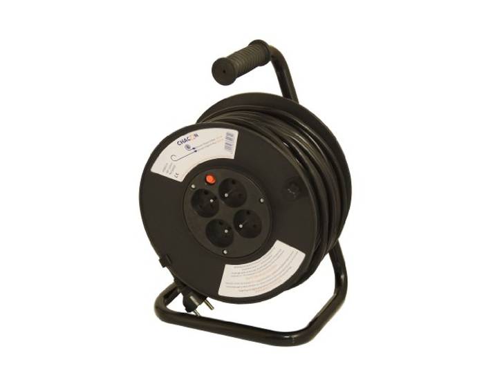 Chacon Enrouleur bricolage 4 x 16A HO5VV-F 3 x 1\,5mm2-25 m