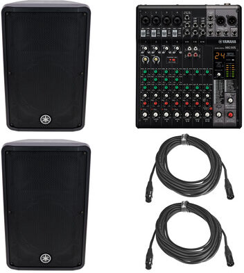 Yamaha DBR12 & MG10X Stereo Bundle