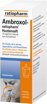 ratiopharm GmbH AMBROXOL-ratiopharm Hustensaft 100 ml 00563105