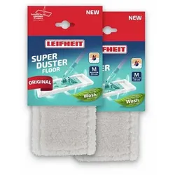 LEIFHEIT 2er Set Staubbezug SUPERDUSTER Floor M waschbar wiederverwendbar