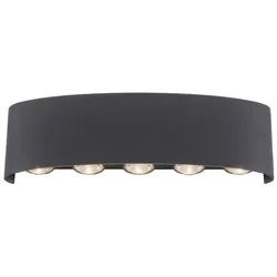 Paul Neuhaus LED-Wandleuchte Carlo Alu, Eisen, Stahl & Metall