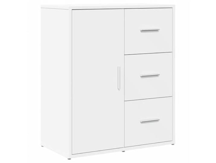 GFMGUEMV Sideboard Weiß 60x31x70 cm Holzwerkstoff Schrank Stauraum Sideboard, weiß, Holzwerkstoff, 60x31x70 cm, Stauraum, Regal, Schrank, Wohnzimmer