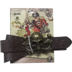 Schrödel 750 0148 - Piratengürtel (Lederimitat, 115cm)