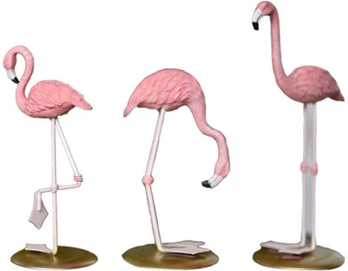 Handgemaakt keramiek beeldje roze ornament voor huisdecoratie