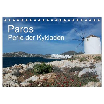 Paros, Perle der Kykladen (Tischkalender 2027 DIN A5 quer), CALVENDO Monatskalender