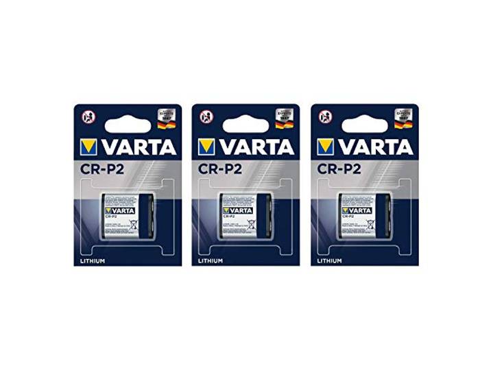 VARTA Set van 3 blisters 1 Professional Lithium CR-P2 6V fotobatterij