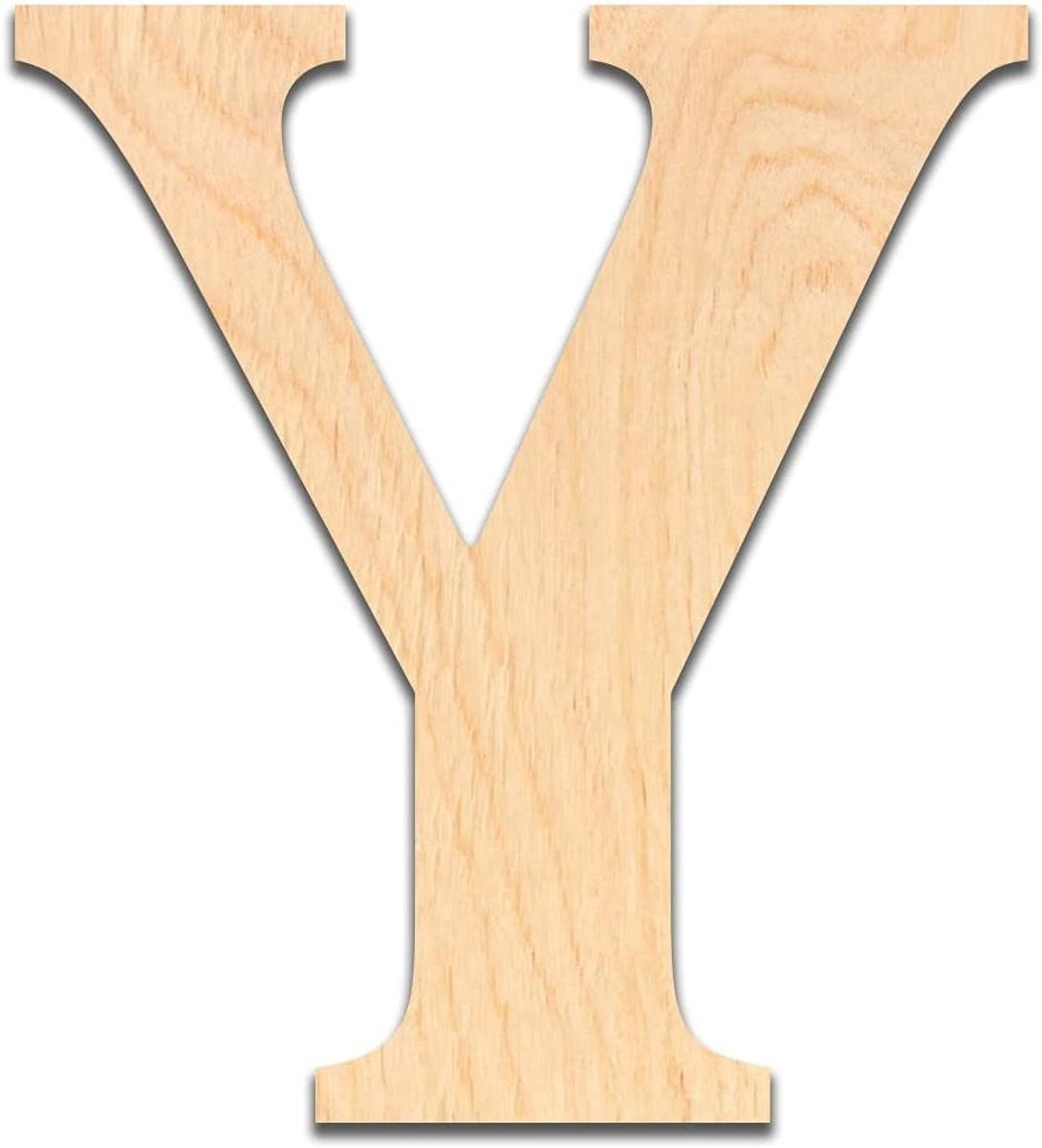 Houten Decoratie Cijfers voor Feestelijke Decoratie - Klaar voor Schilderen - Naturel Hout - 63,5 cm dik