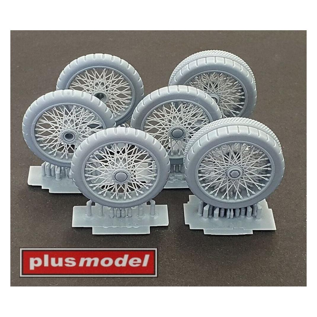 Plus Model Wheels set for Lanchester (DP3016)
