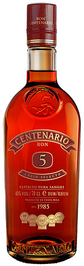 Centenario Internacional Ron Centenario 5 Años Añejo Selecto 70 cl. - 70cl
