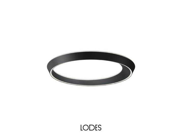 Lodes Deckenleuchte Tidal, minimalistisch, moderne LED - Schwarz