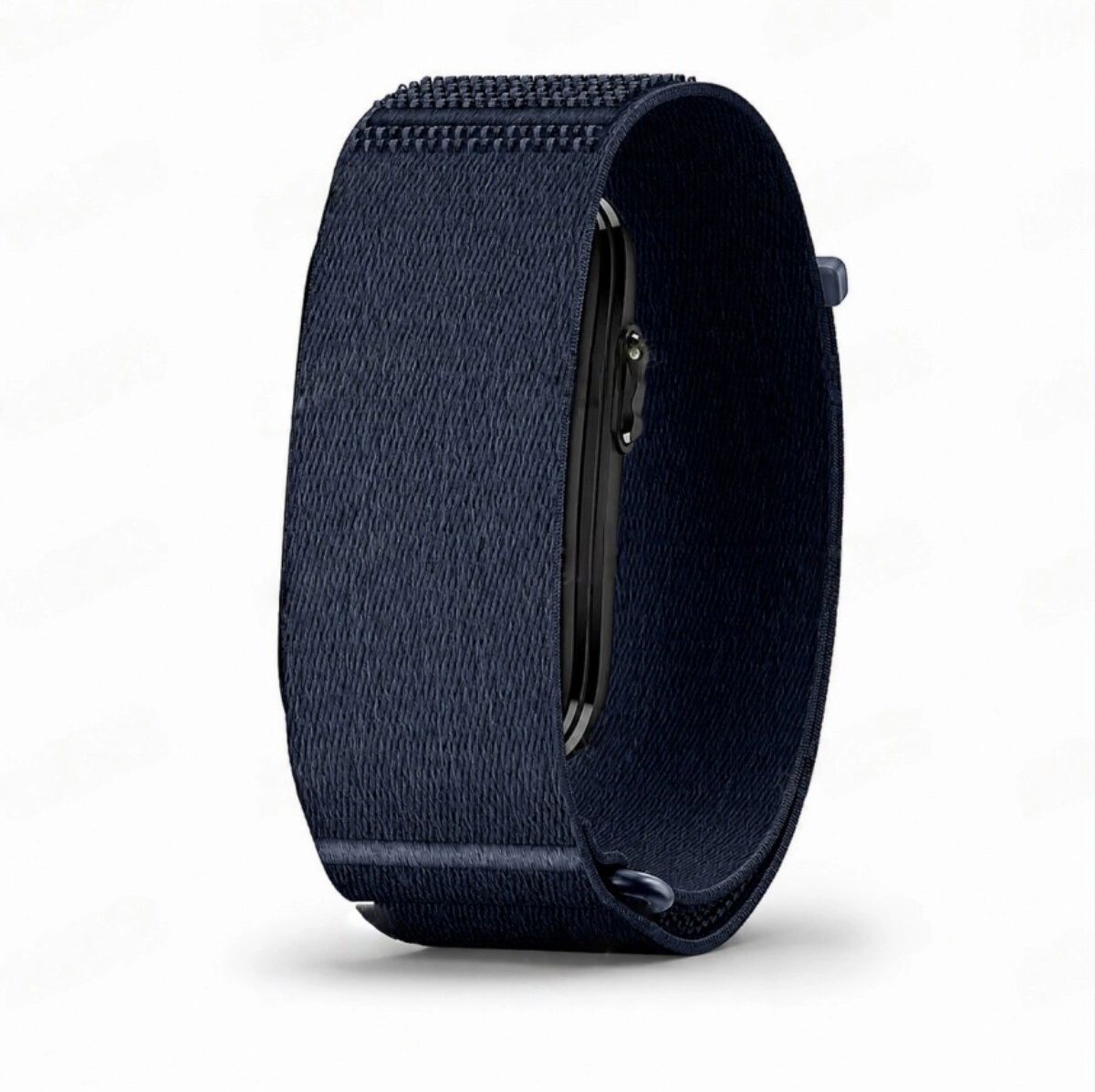 INF Uhrenarmband, kompatibel mit Garmin CIRQA – Twill-gewebtes Nylon mit Klettverschluss, atmungsaktiv, verstellbar, Länge 24cm Blau