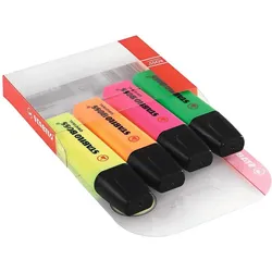STABILO BOSS ORIGINAL Textmarker - 4er Pack