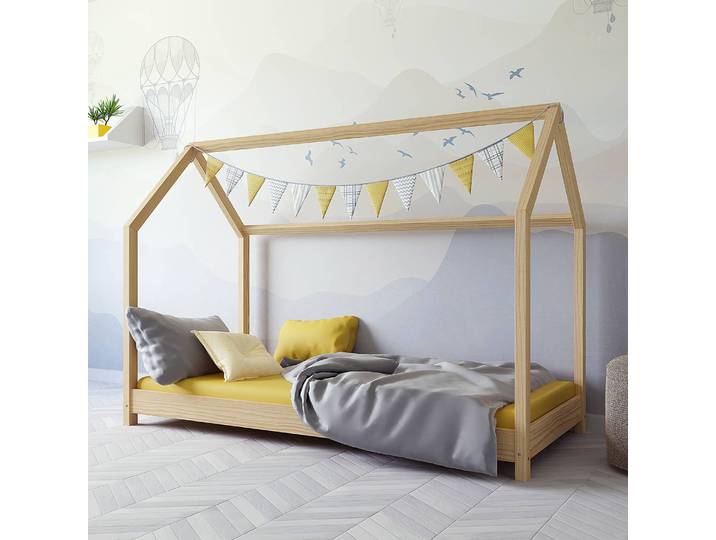 Lit enfant Babydreams 80 x 180 cm Marron/Pin