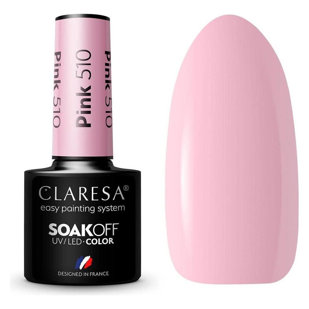 Claresa Soak Off Uv/Led Pink Gel English 510 5G (Pink, UV-Gel Lack) (5902846078401)