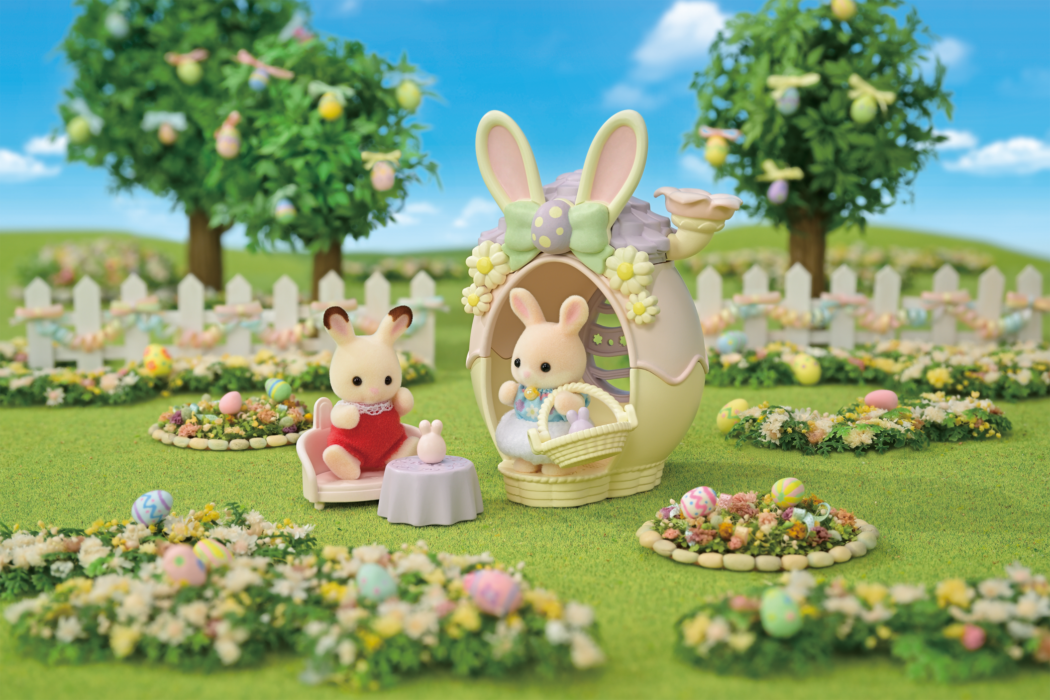 SYLVANIAN FAMILIES Babyhasen Osterspaß Spielset