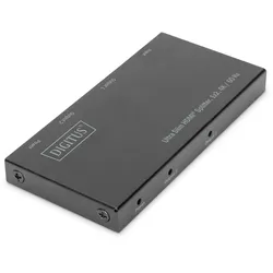 Digitus Ultra Slim HDMI Splitter, 1x2, 4K/60Hz HDR, HDCP 2.2, 18 Gbps, Micro USB Power