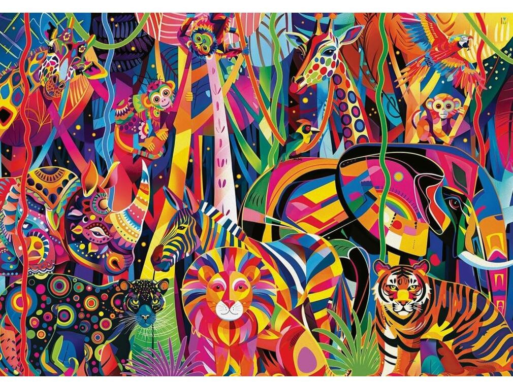 Ravensburger Puzzel Kleurrijke Jungle XXL 500 stukjes